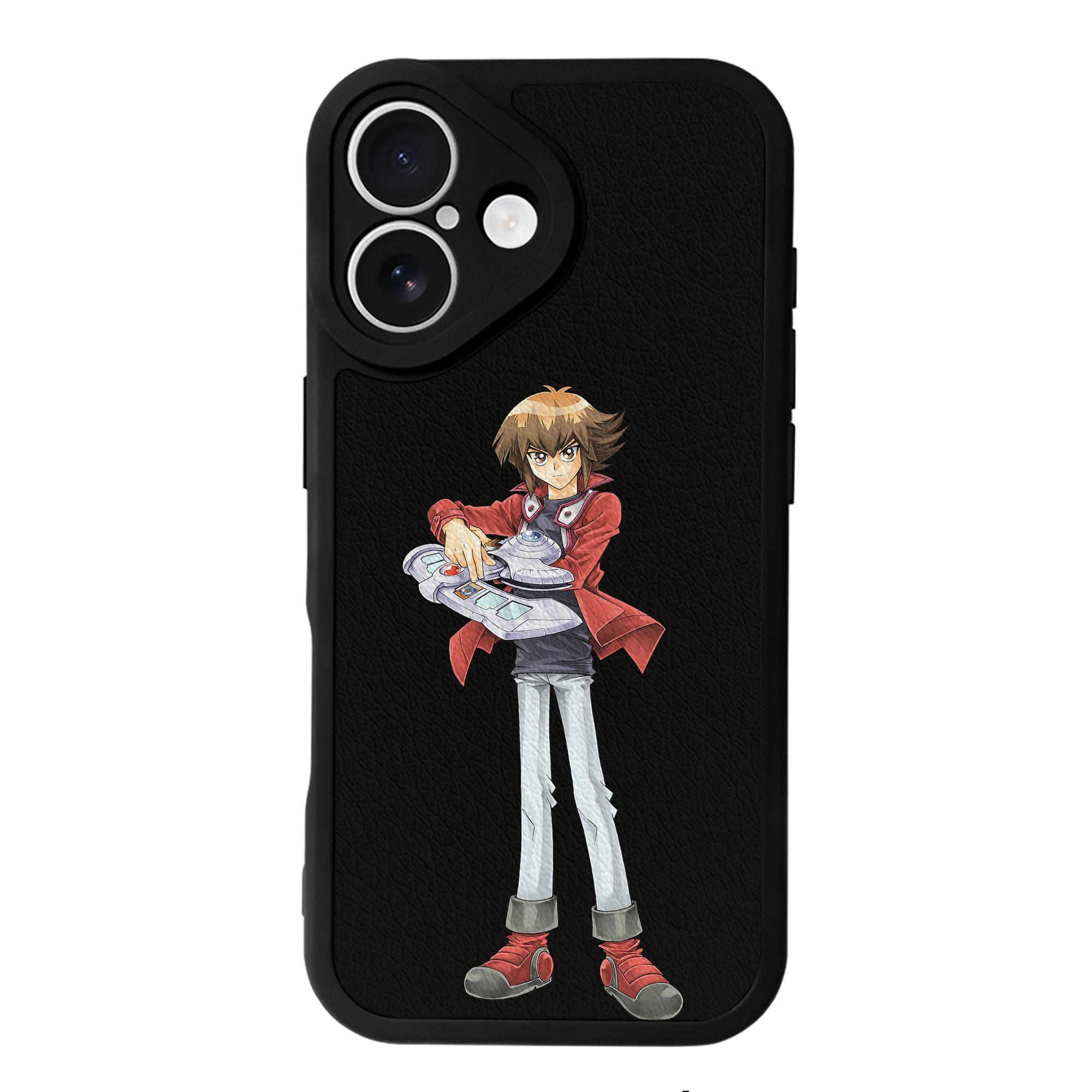遊☆戯☆王 Yu-Gi-Oh! 【iPhone 16シリーズ対応】シリコンスマホケース（レザー調） 材質：シリコン